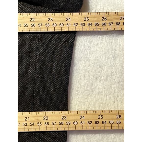 Burberry London Mens 46L Brown Blue Hopsack Basket Weave Blazer Sport Jacket - Picture 12 of 15